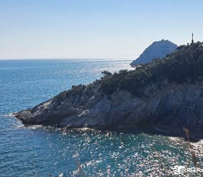 A view of the Marine Protected Area of Bergeggi Island
